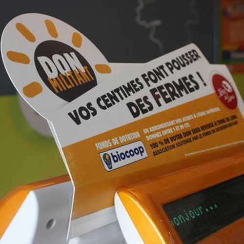 Don militant chez Biocoop : 80 000€ collectés au profit de Terre de Liens ! Don militant chez Biocoop : 80 000€ collectés au profit de Terre de Liens !
