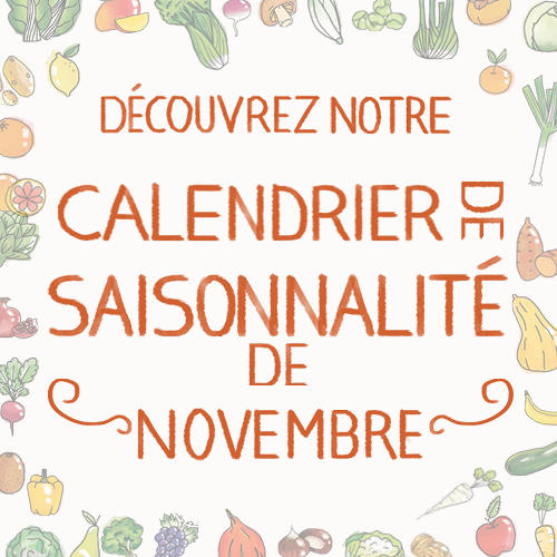 Fruits & légumes : le calendrier de saisonnalité de Novembre 2021, selon Biocoop