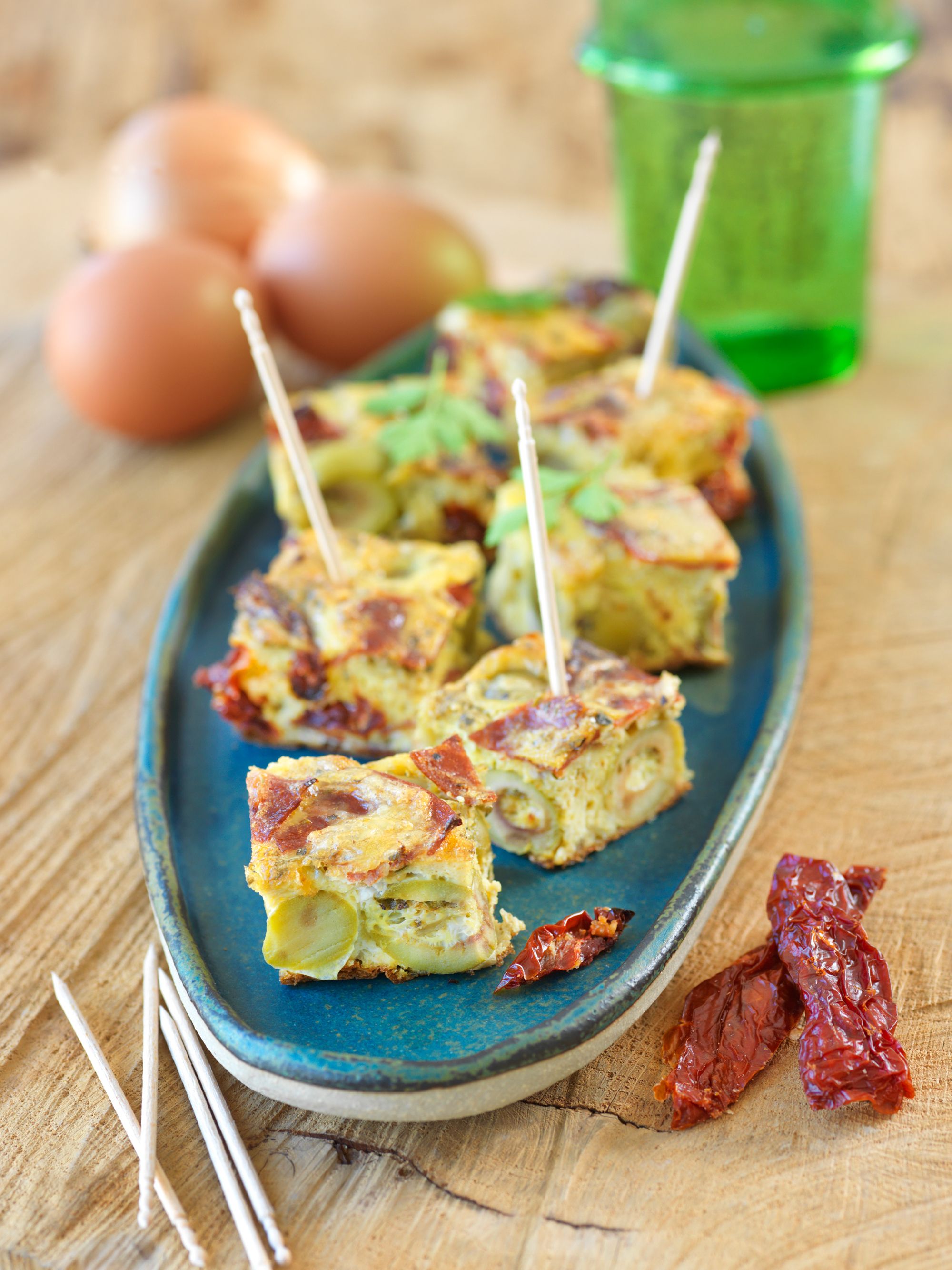 Frittata aux olives et au chorizo Frittata aux olives et au chorizo