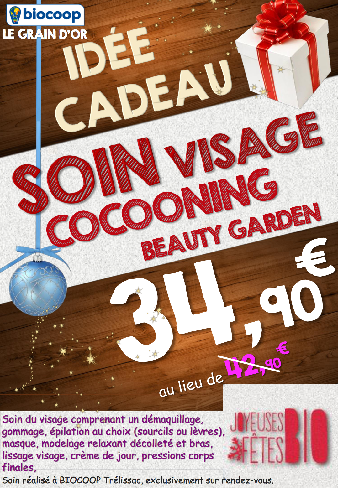 IDÉE CADEAU - SOIN DU VISAGE COCOONING BEAUTY GARDEN