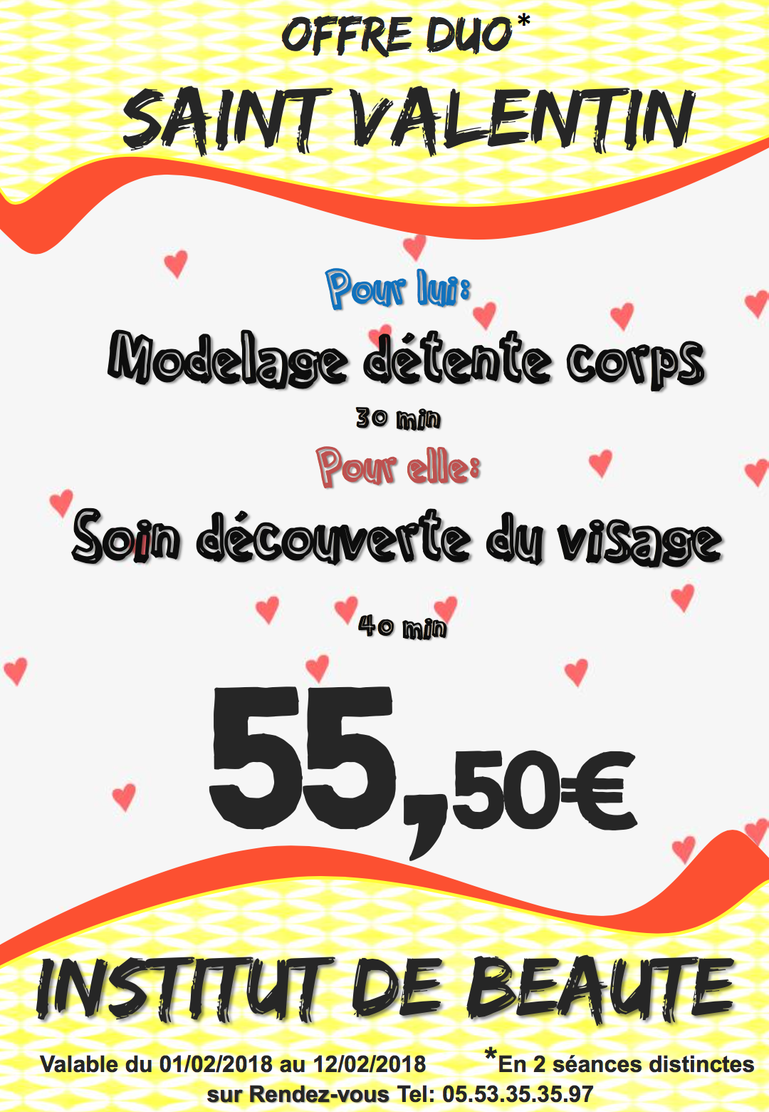 Offre Duo St-Valentin ! 