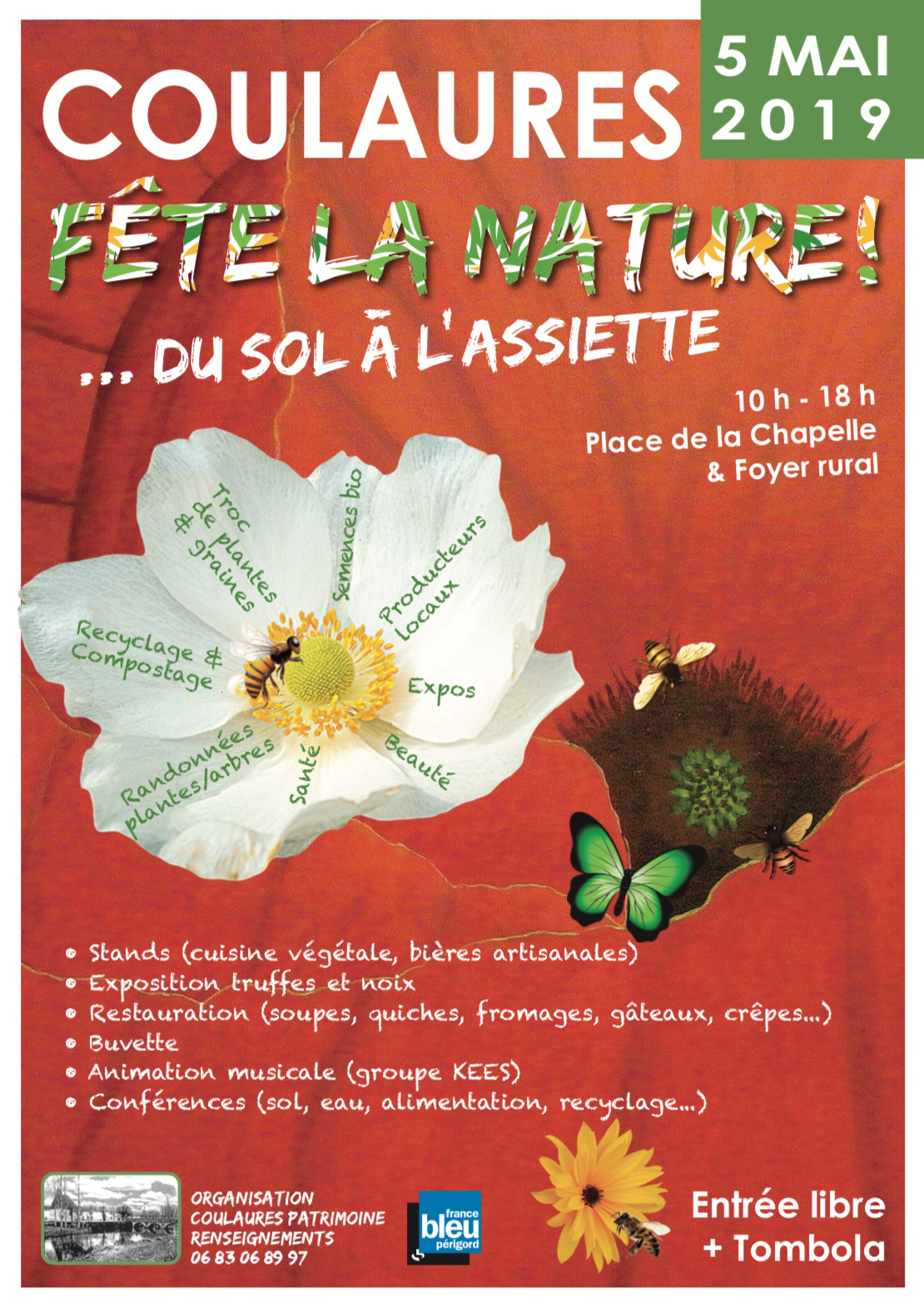 Fête de la Nature à Coulaures le 5 mai