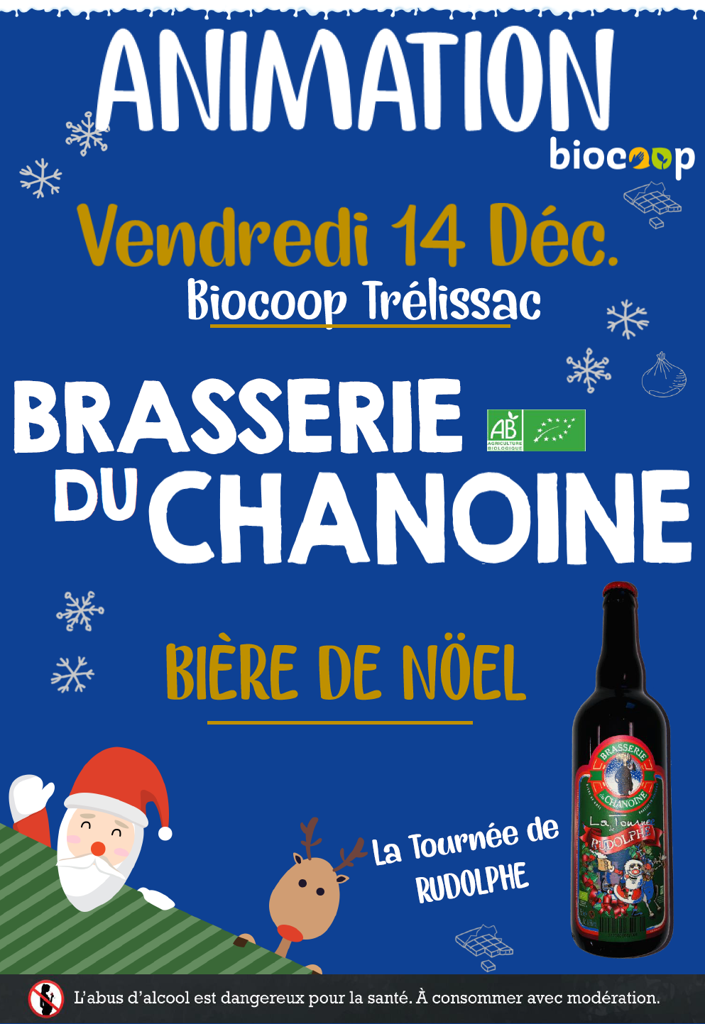 Dégustation de bière de Noël vendredi 14 décembre