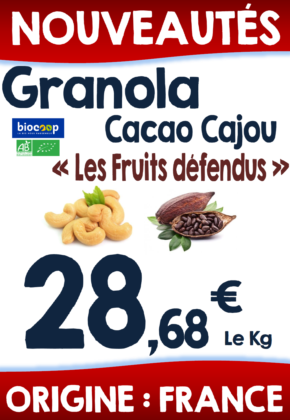 Les Fruits Détendus au rayon Vrac