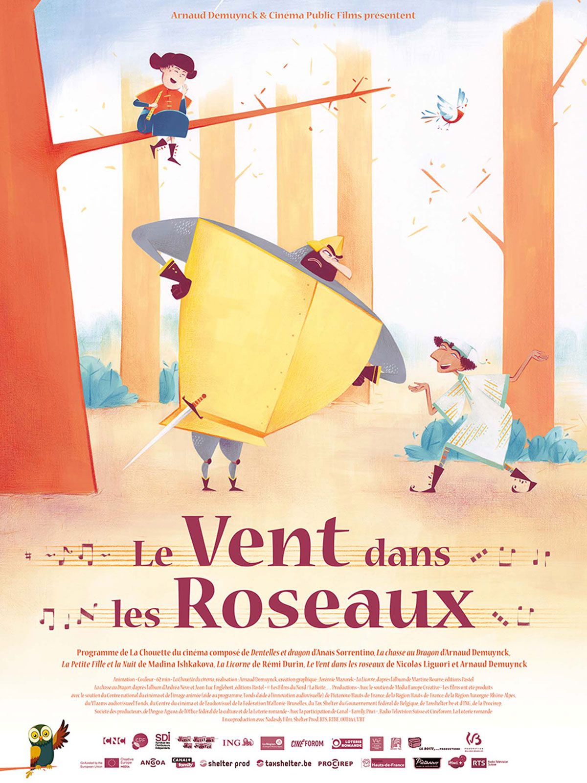 Mercredi 06 décembre 2017 à 14h00 : projection pour les enfants du film "Le Vent dans les Roseaux"