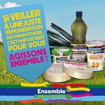 « ENSEMBLE, SOLIDAIRES AVEC LES PRODUCTEURS » « ENSEMBLE, SOLIDAIRES AVEC LES PRODUCTEURS »